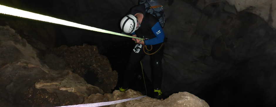 Canyoning, Höhle Sardinien